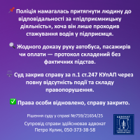 Виграна справа адвоката - підприємницька діяльність без державної реєстрації